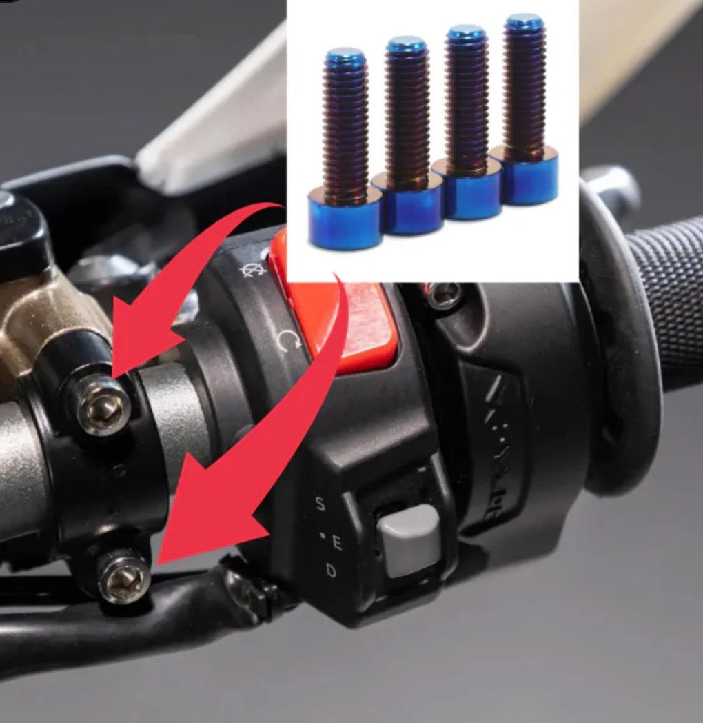 Ultra Bee hand brake titanium bolts